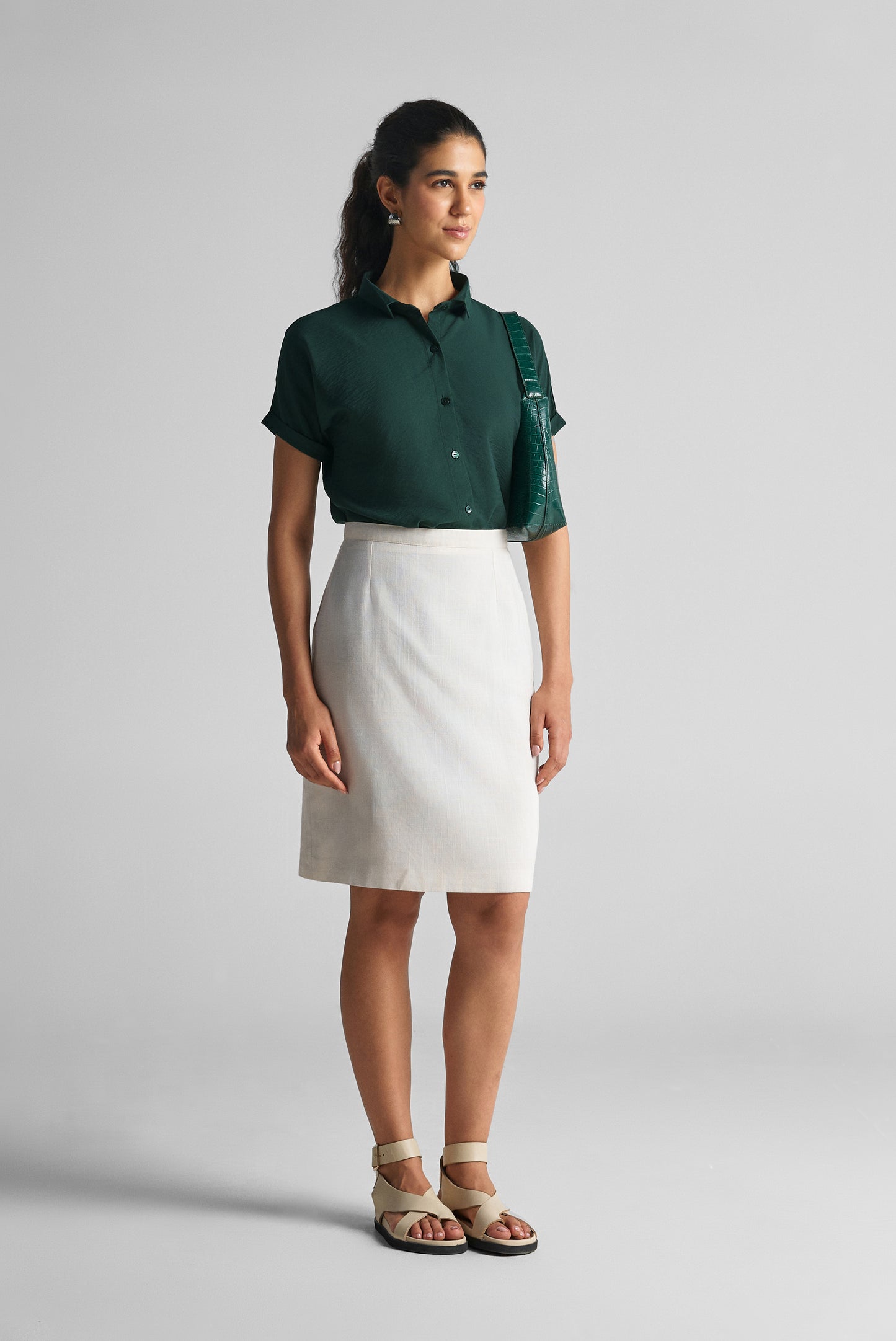 Forest Green Casual Shirt