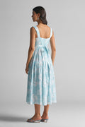 Sky Blue Floral Sundress
