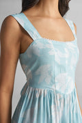 Sky Blue Floral Sundress