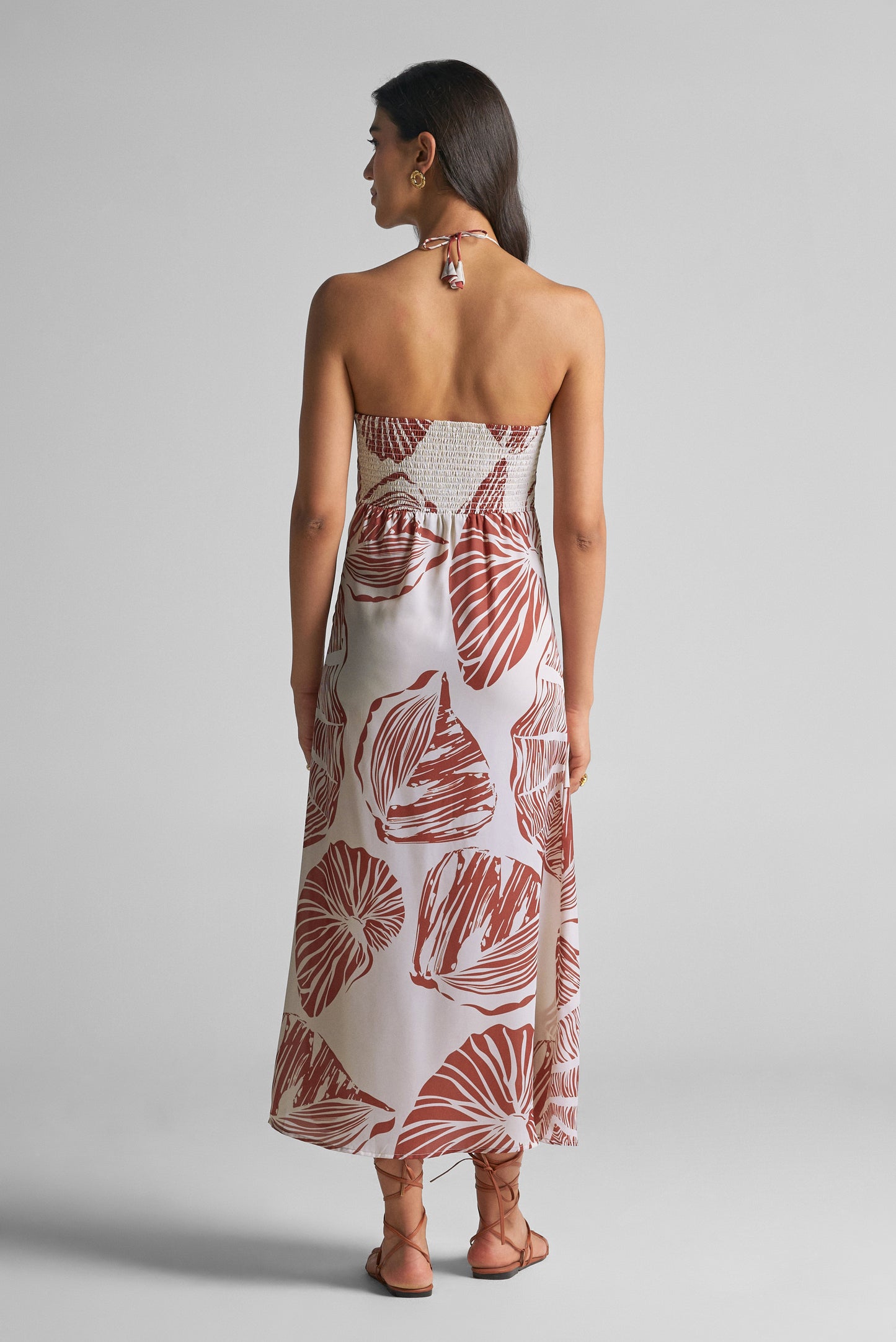 Caramel Brown Maxi Dress